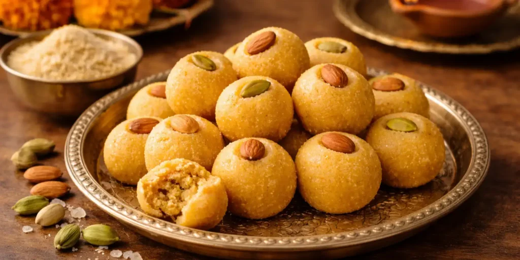 besan ke laddoo
