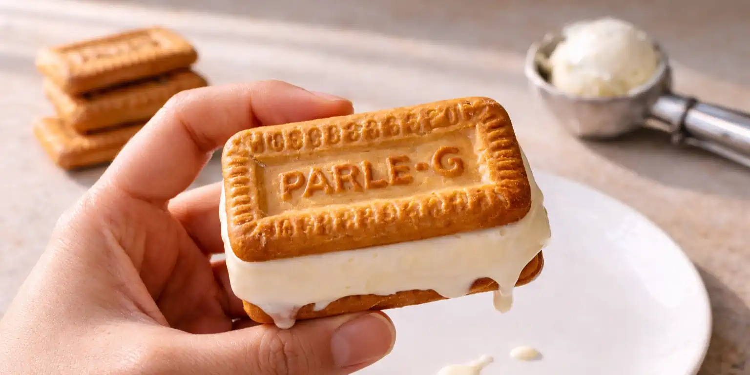 parle g ice cream sandwich