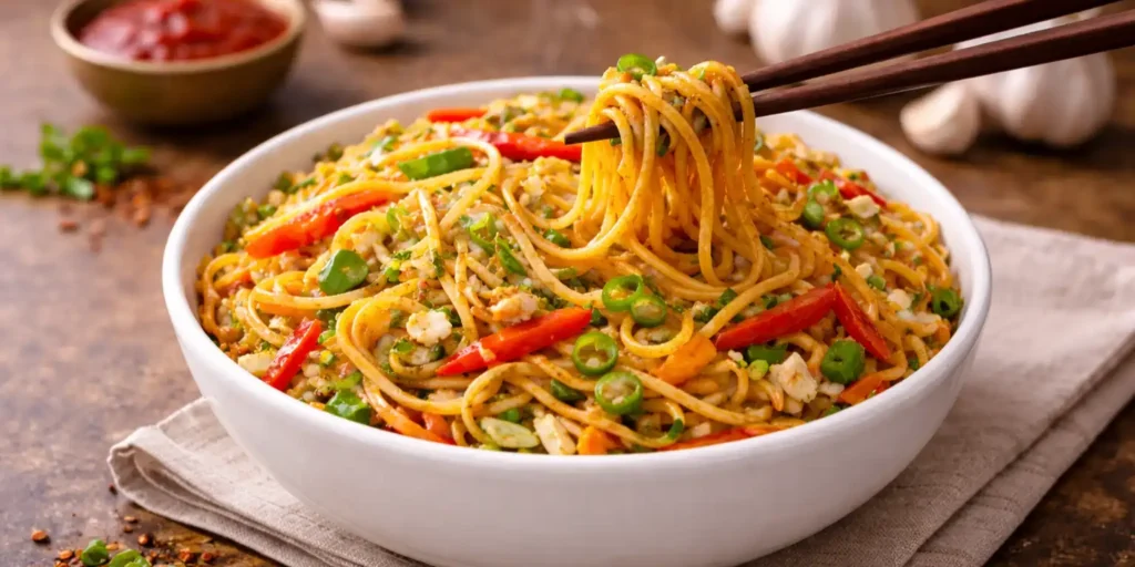 chill garlic noodles
