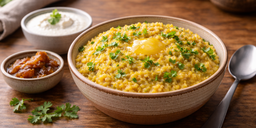 Foxtail millet khichdi