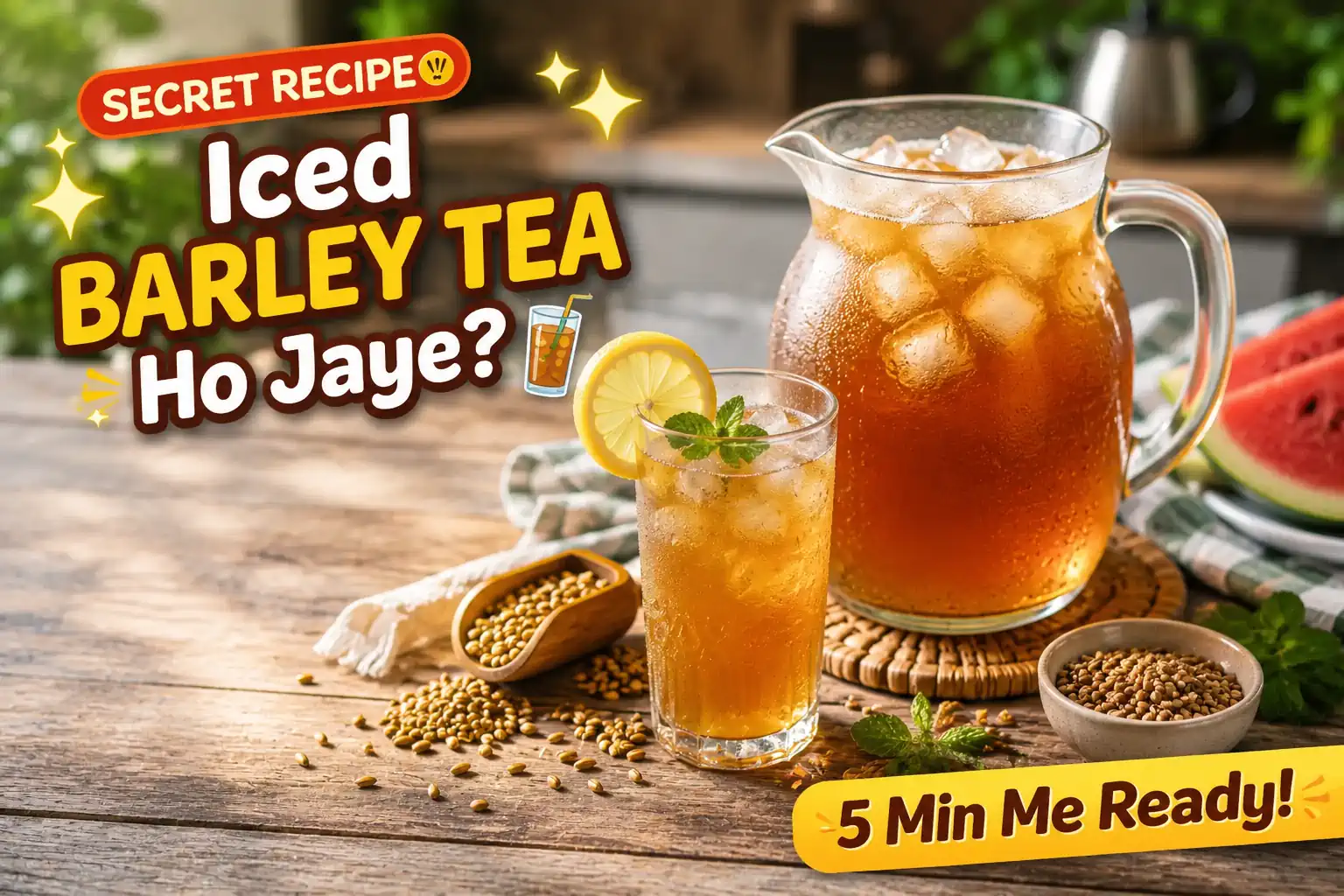 iced barley tea pop up