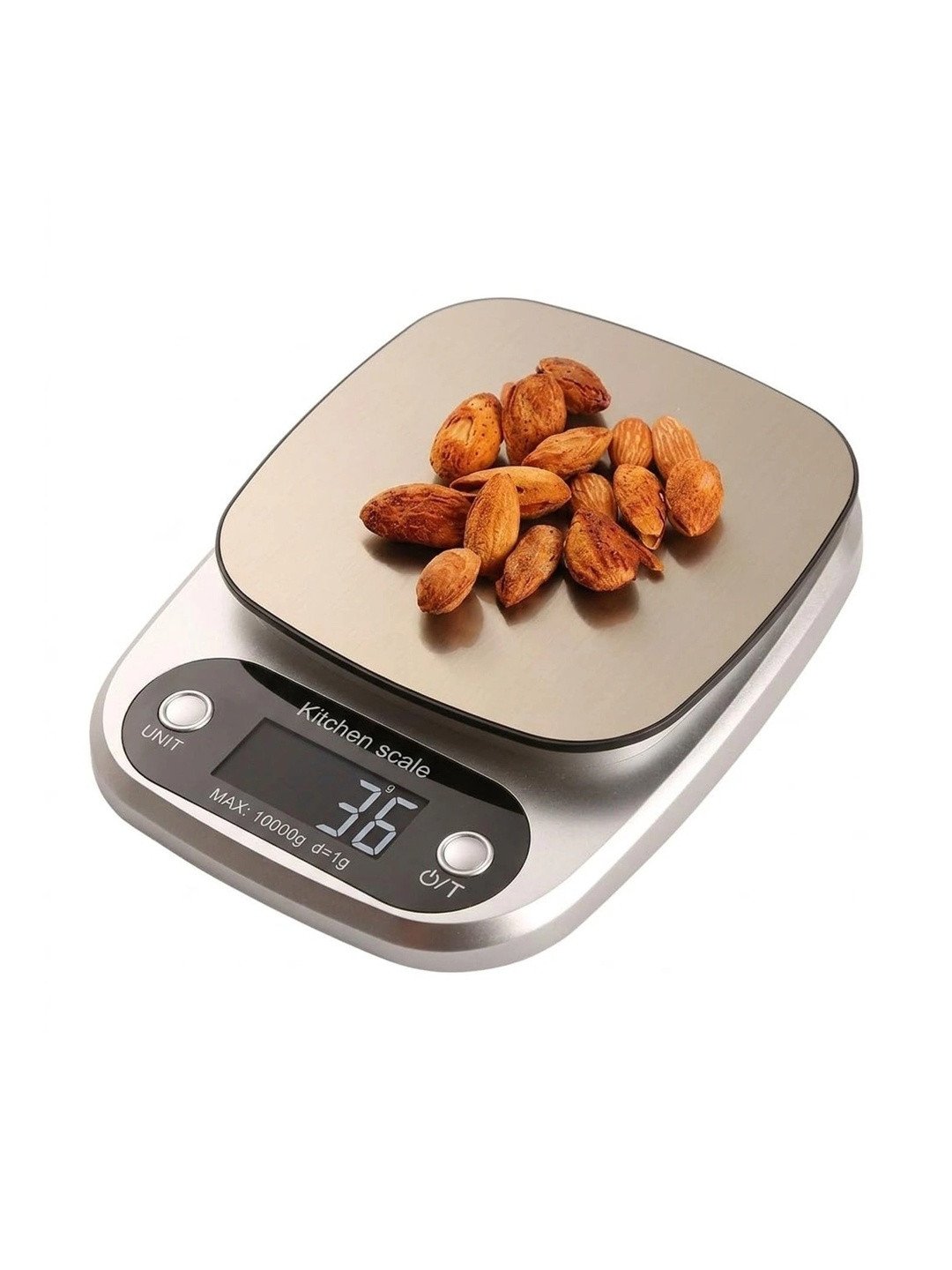 AREEVANZ Steel Stainless Steel Kitchen Weighing Scale 10KG