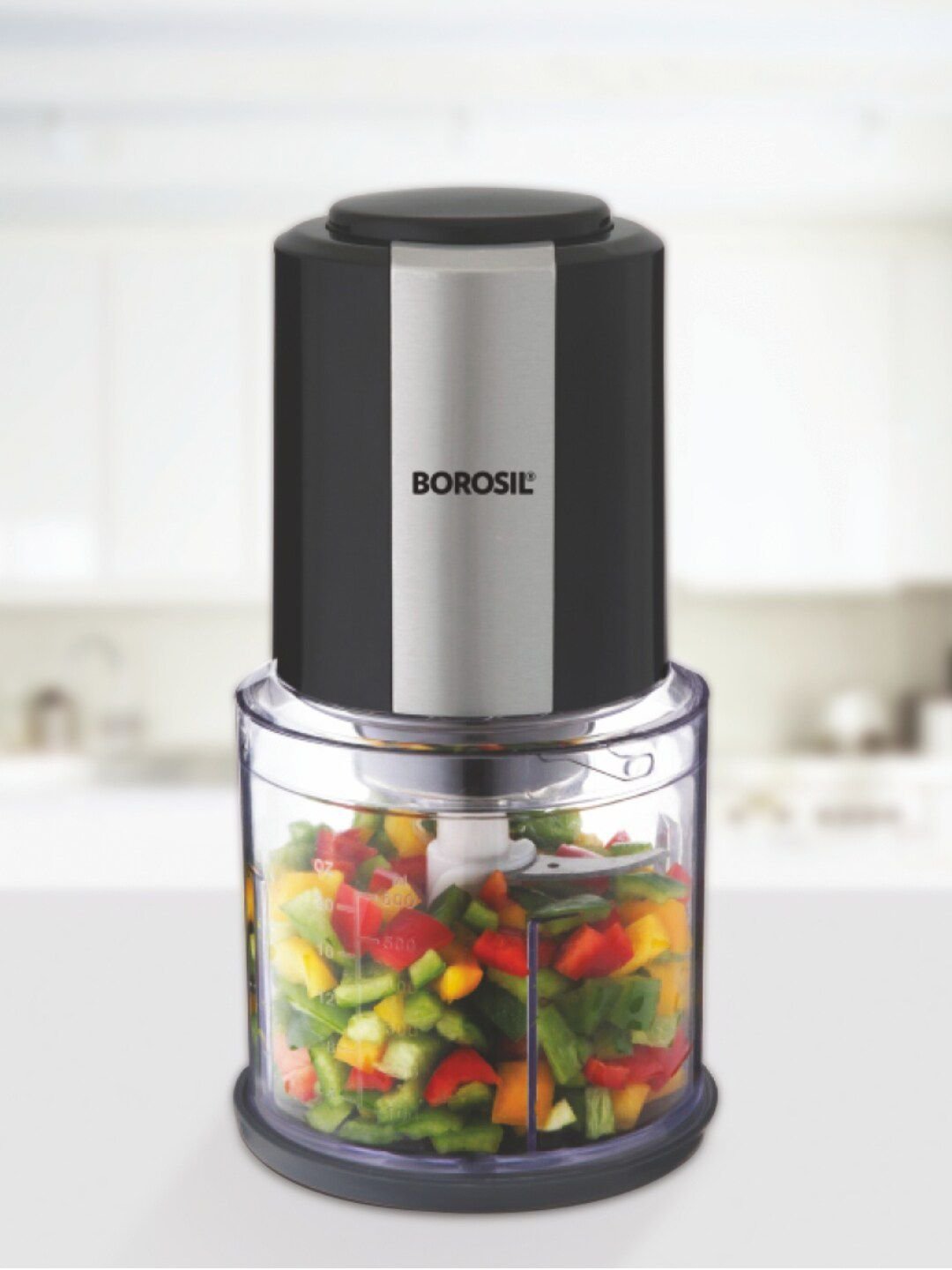 BOROSIL Black Chef Delite 300-Watt Chopper