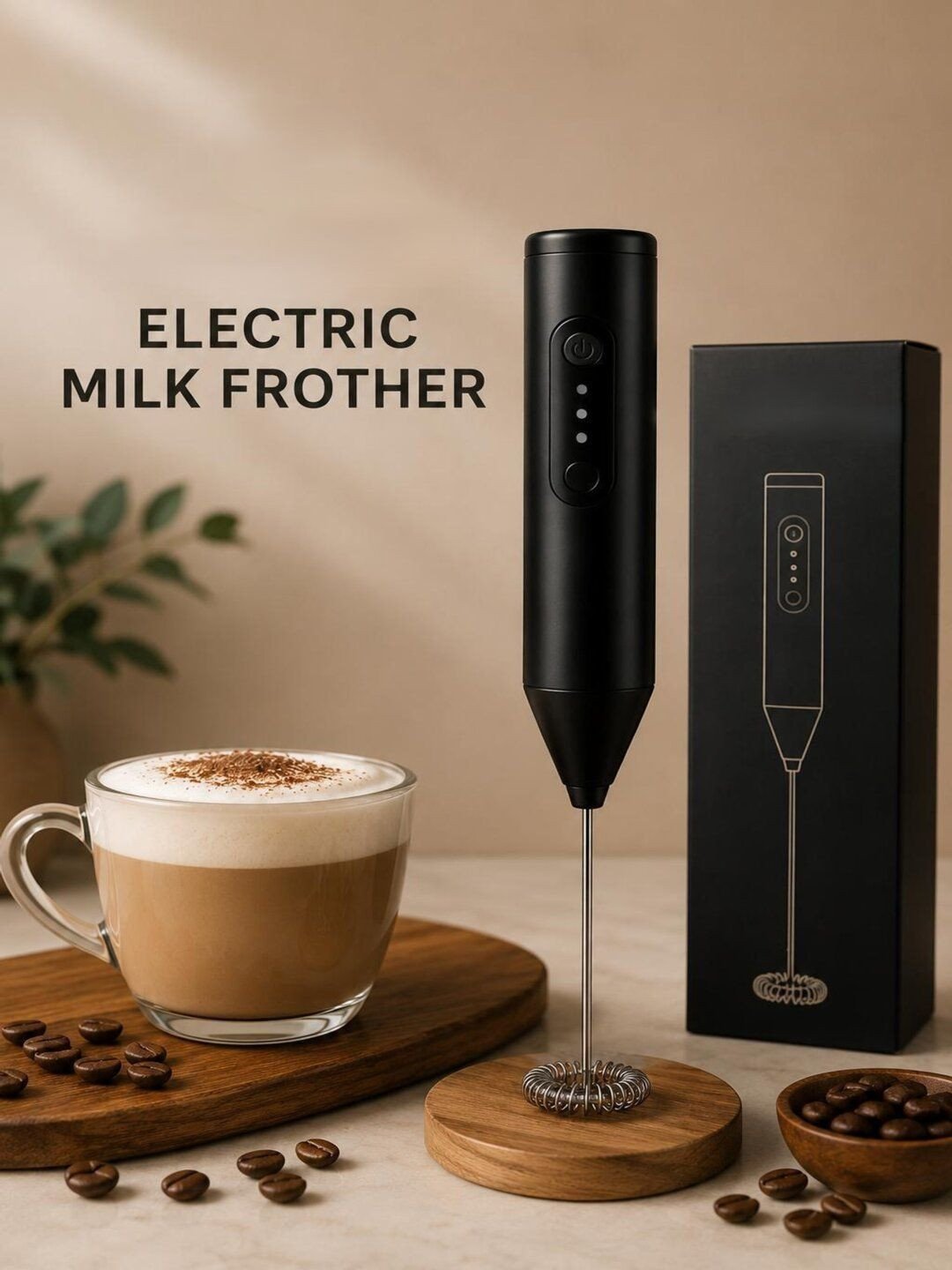 FINARO Black Electric Hand Blender