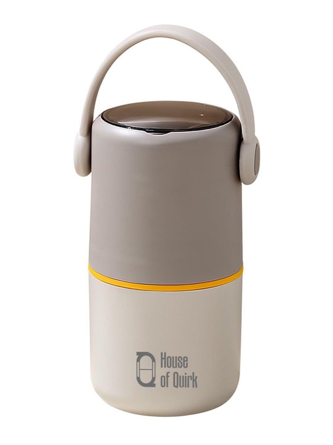 HOUSE OF QUIRK Camel Brown Polypropylene Dishwasher Safe Lunch Box