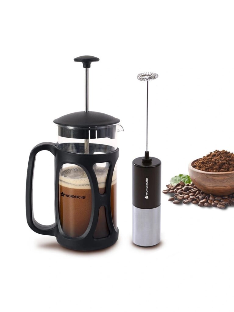 Wonderchef Black 2026 Borosilicate Glass Electrical Coffee Press